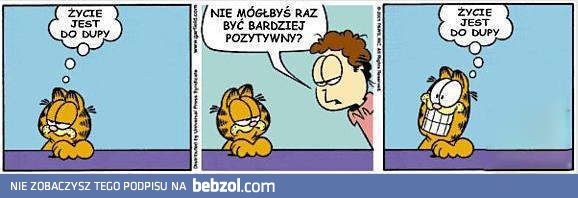 Bardziej pozytywny Garfield