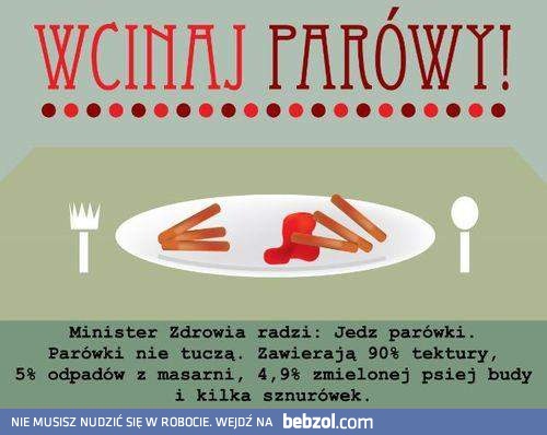 Jedz parówy!