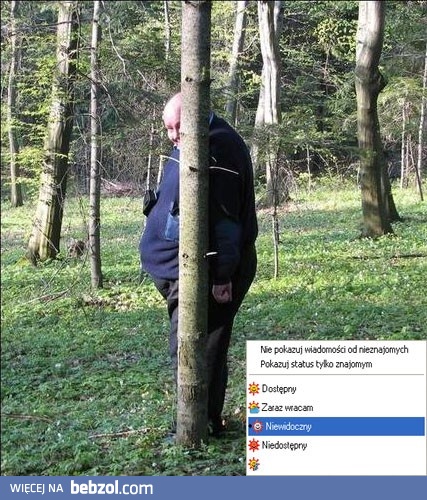 Status: niewidoczny
