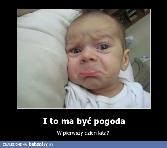 I to ma być pogoda?!