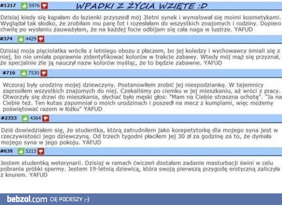 Wpadki z życia wzięte