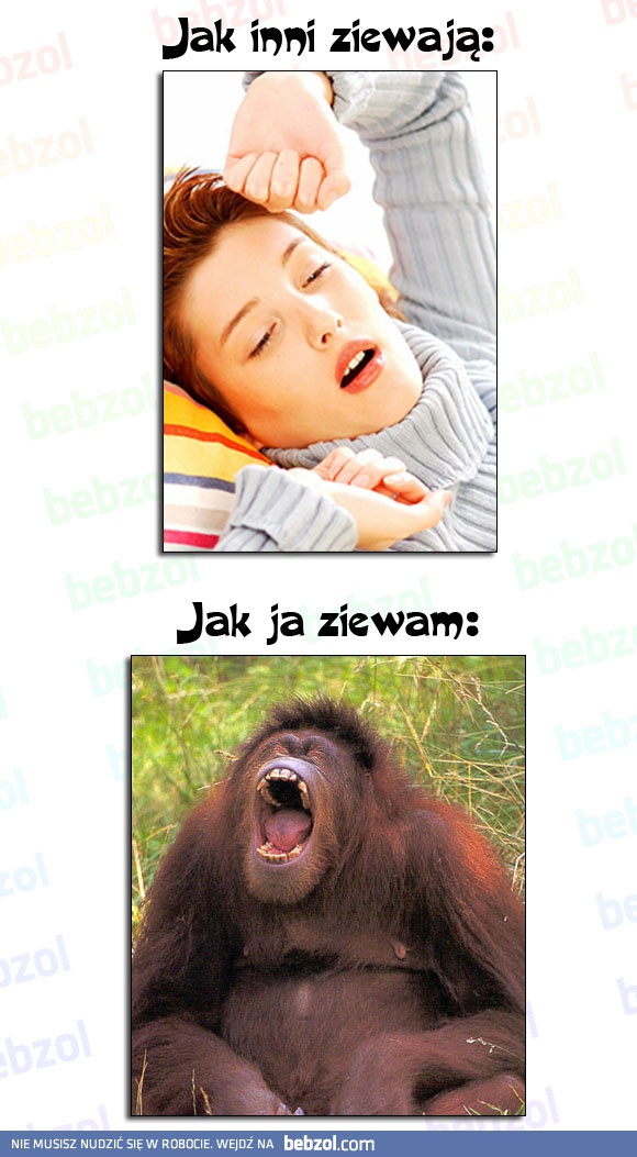 Jak ziewamy?