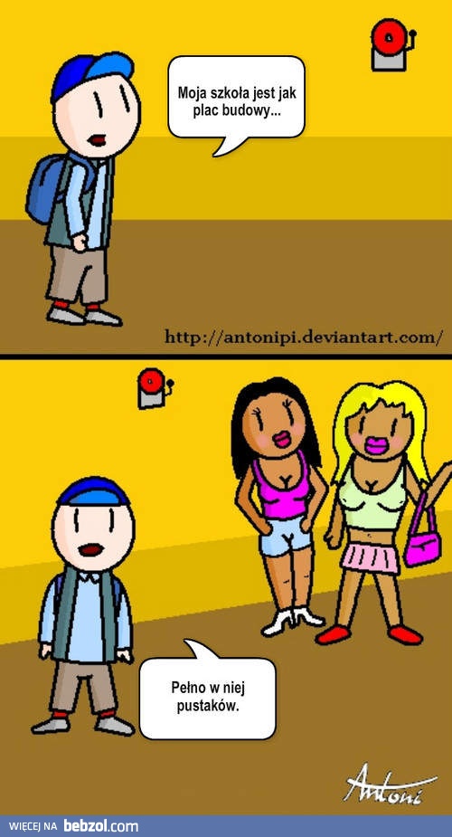 Moja szkoła jest jak plac budowy