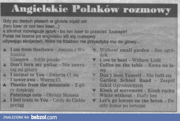 Angielskie rozmowy Polaków