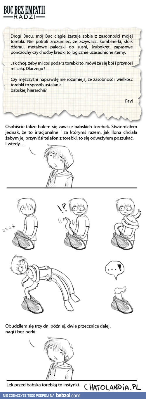 Lęk przed babską torebką