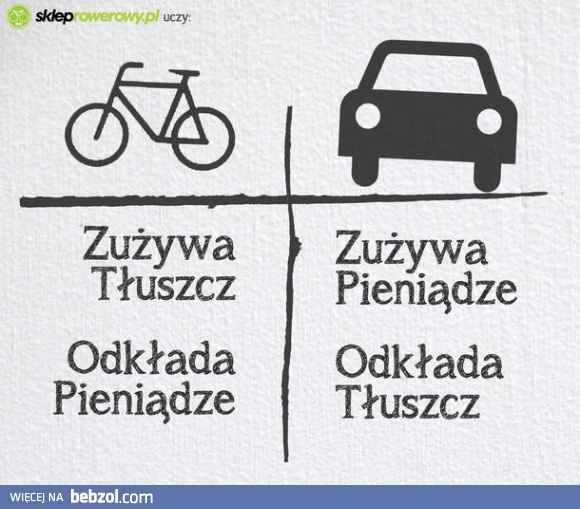 Samochód vs rower