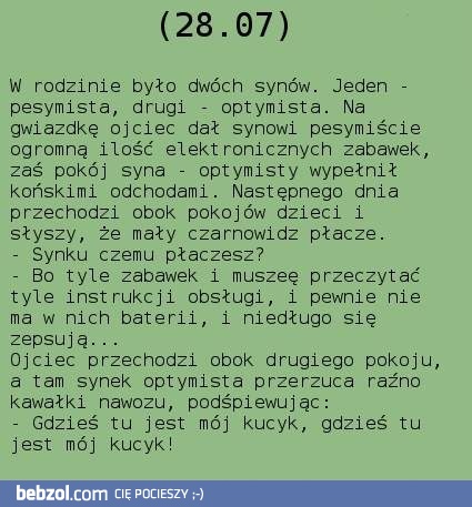 Optymista i pesymista