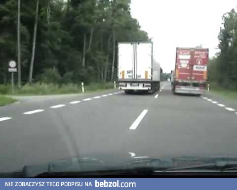 Szalony kierowca ciężarówki