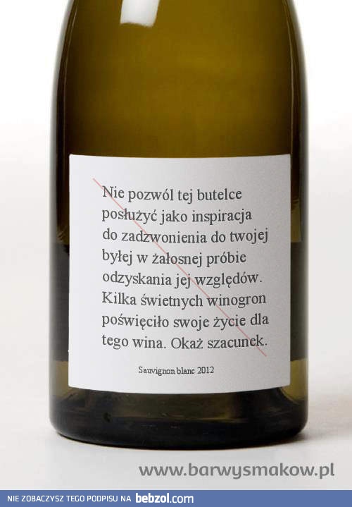 Butelka dobrze radzi