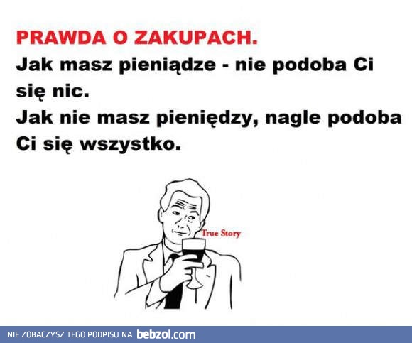 Prawda o zakupach