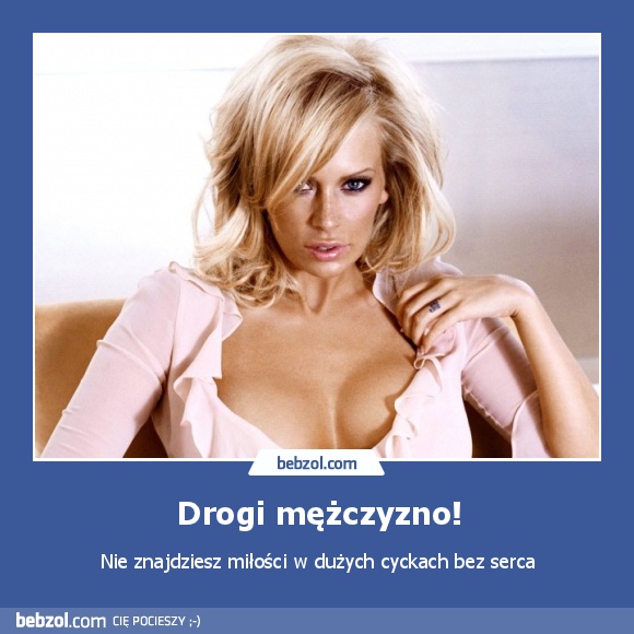 Drogi mężczyzno!