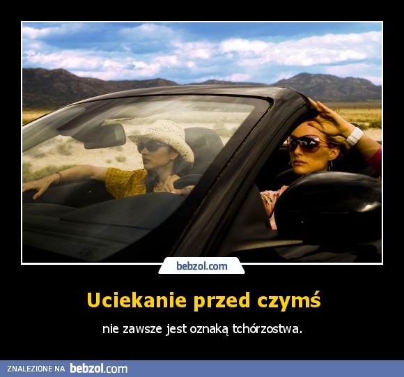 Uciekanie przed czymś