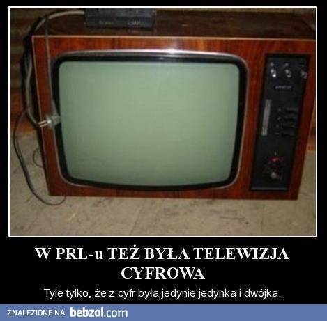 W PRL-u też była telewizja cyfrowa