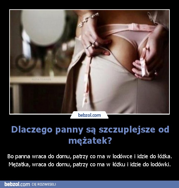 Dlaczego panny są szczuplejsze od mężatek?