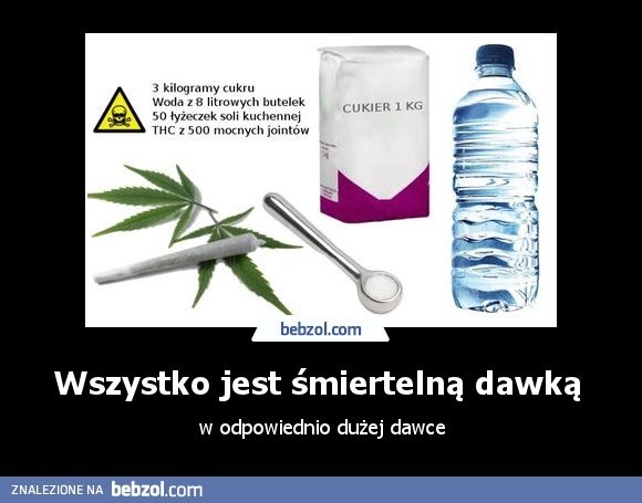 Wszystko jest śmiertelną dawką 