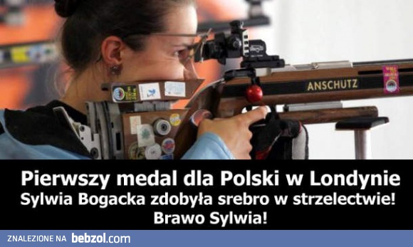 Pierwszy medal w Londynie - brawo!