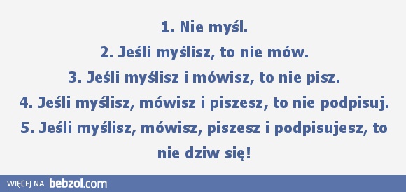 5 przykazań komunistycznych: