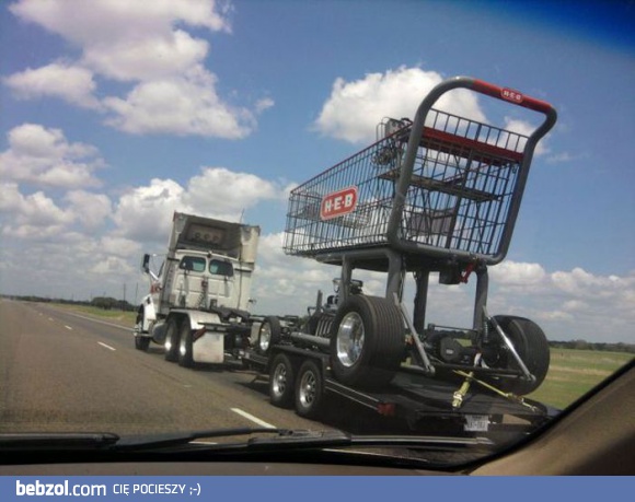 Jadę z żoną na zakupy