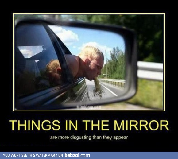 Things in the mirror