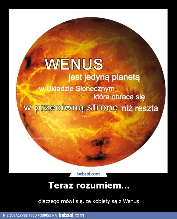 Teraz rozumiem...
