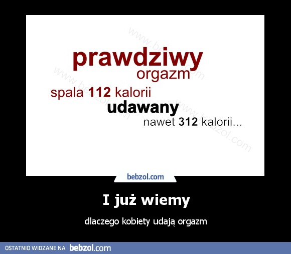 I już wiemy