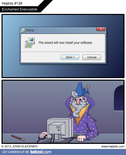 That's how I've always imagine it