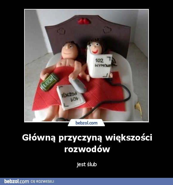 Główną przyczyną większości rozwodów