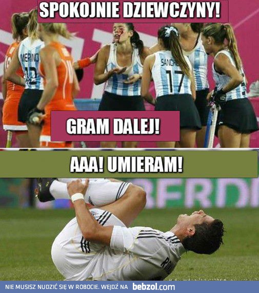 Piłka nożna to męski sport