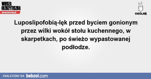 Luposlipofobia