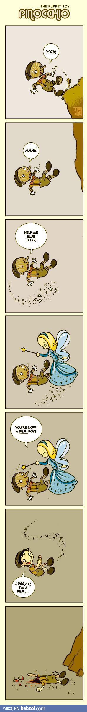 Cięzki los pinokia
