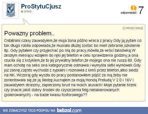 Poważny problem