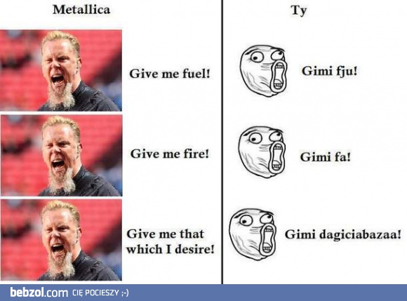 Jak śpiewamy Metallicę