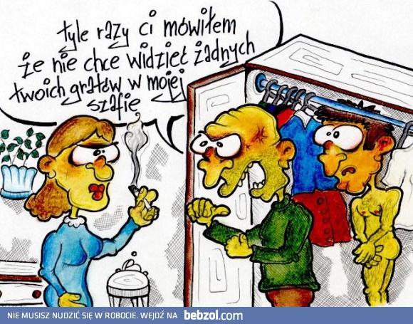 Żadnych gratów w szafie !