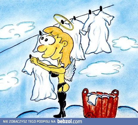 Tymczasem w niebie...