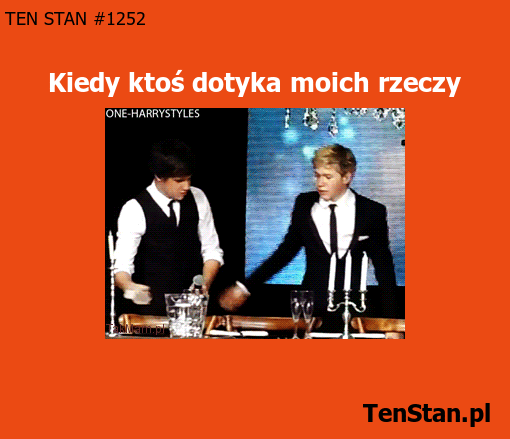 Kiedy ktoś dotyka moich rzeczy