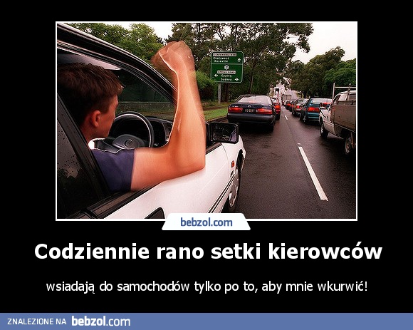 Codziennie rano setki kierowców