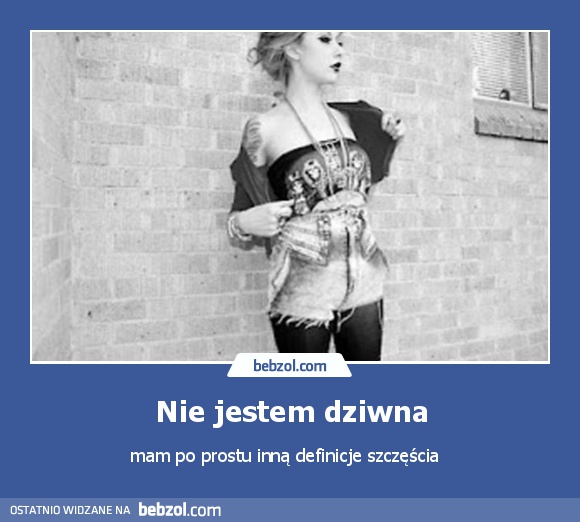 Nie jestem dziwna