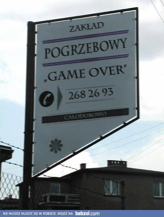 Ciekawa nazwa zakładu pogrzebowego