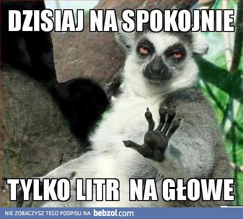 Dzisiaj na spokojnie!