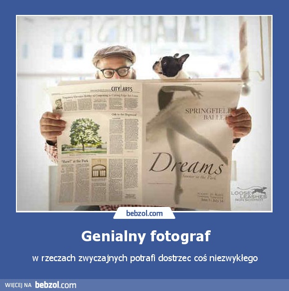 Genialny fotograf