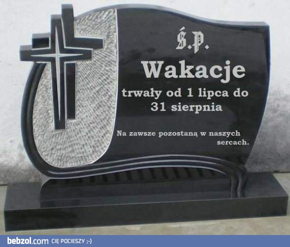 Żegnajcie wakacje