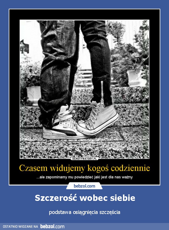 Szczerość wobec siebie