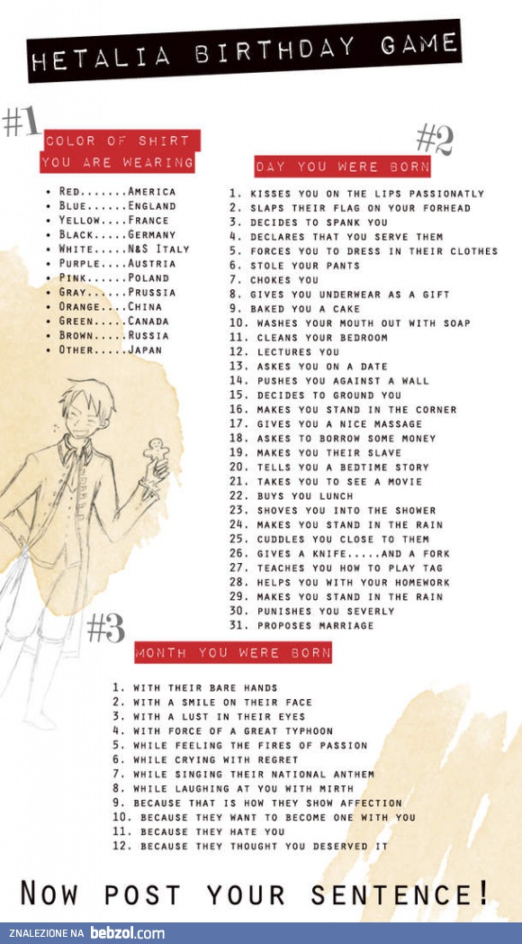 Hatalia birthday game