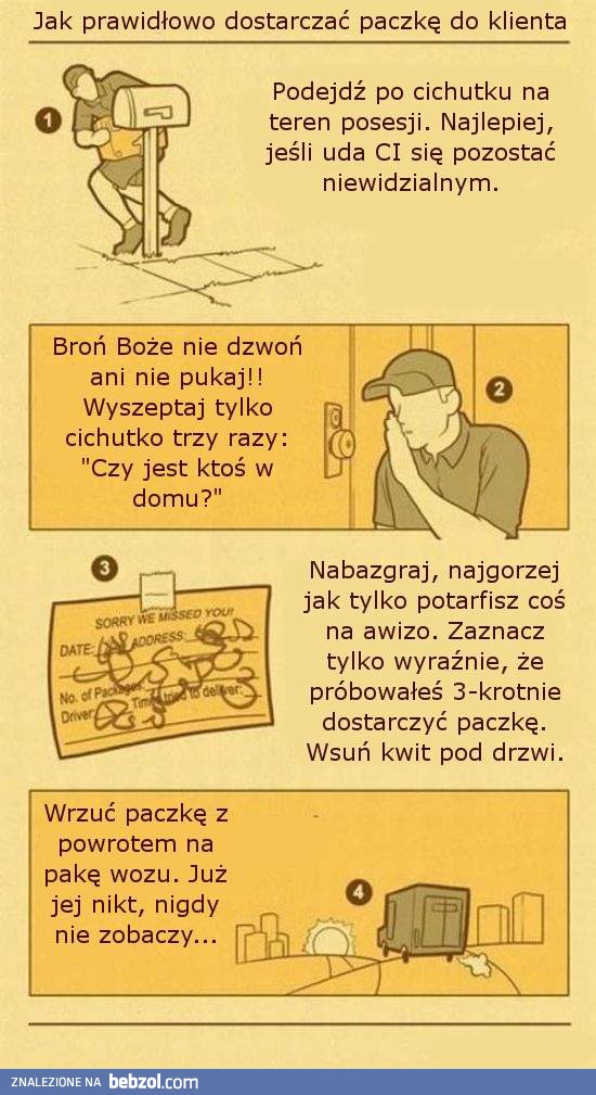 Jak prawidłowo dostarczyć paczkę