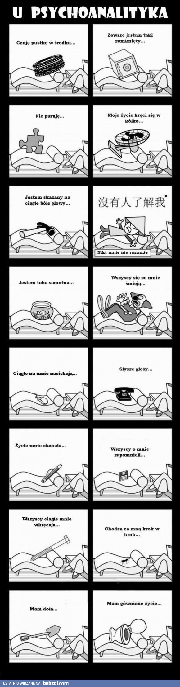 U psychoanalityka