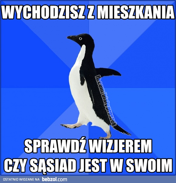 wychodzenie z mieszkania