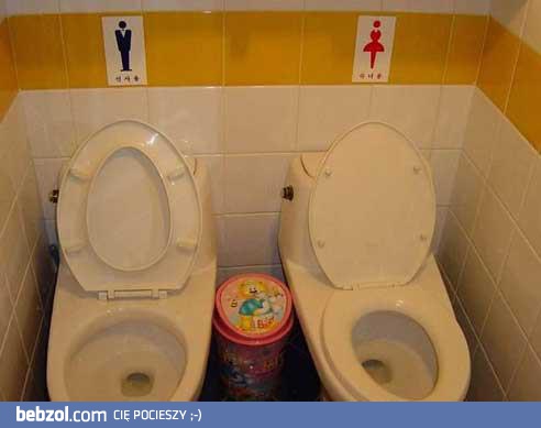Przepisy mówią o oddzielnych toaletach - proszę bardzo!