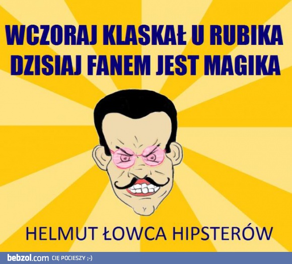 Wczoraj klaskał u Rubika, dzisiaj jest fanem Magika