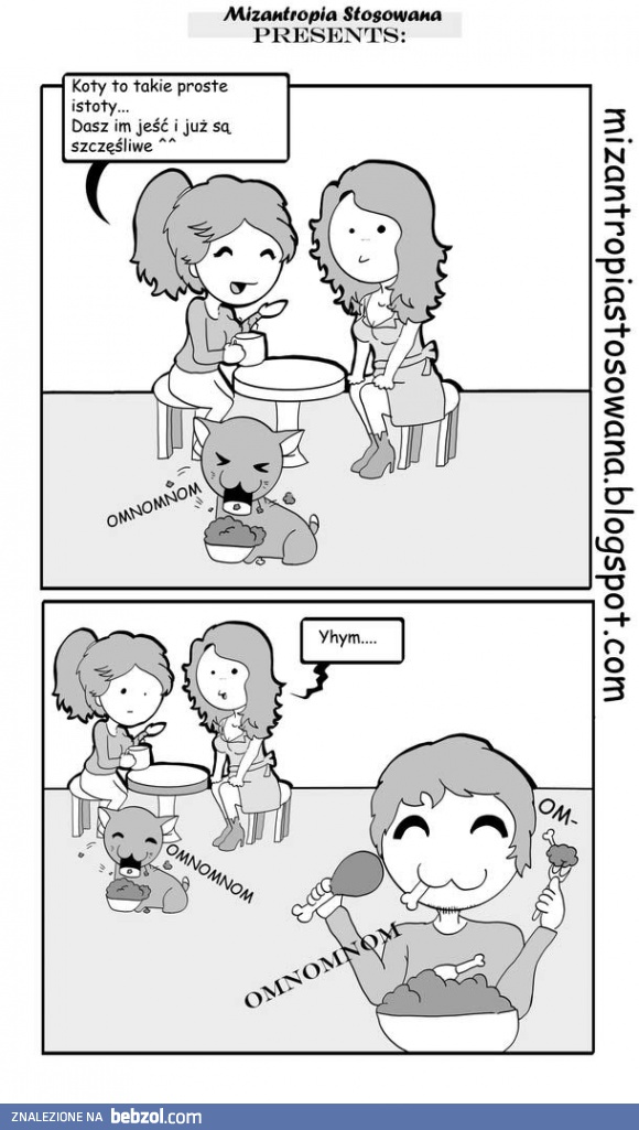Koty to takie proste istoty