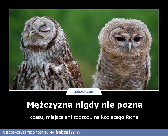 Mężczyzna nigdy nie pozna